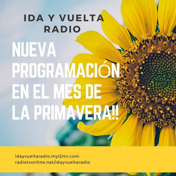 Prepárate en el mes de la primavera cambiamos la programación!