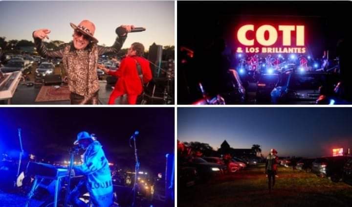 Coti volvió a los escenarios en el primer autoconcierto del país.