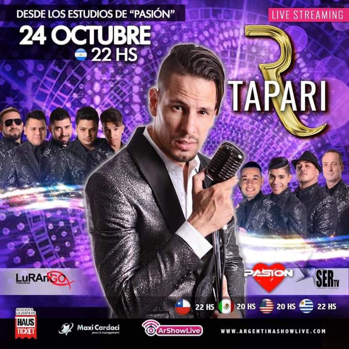 Próximamente se viene un LIVE con el rey de la Cumbia Rodrigo Tapari.