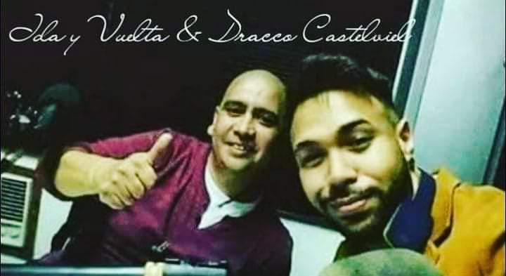 Junto a un artista internacional, Draco Castelviel.
