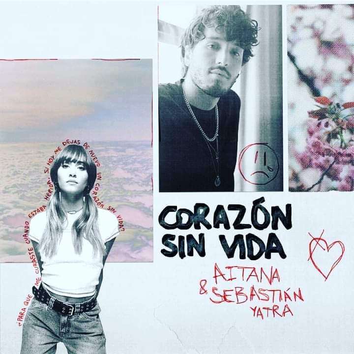Aitana y Sebastián Yatra estrenaron 'Corazón sin vida', se trata de la primera colaboración de la cantante catalana y el artista colombiano con la que presenta lo que será su segundo álbum tras 'Spoiler'.