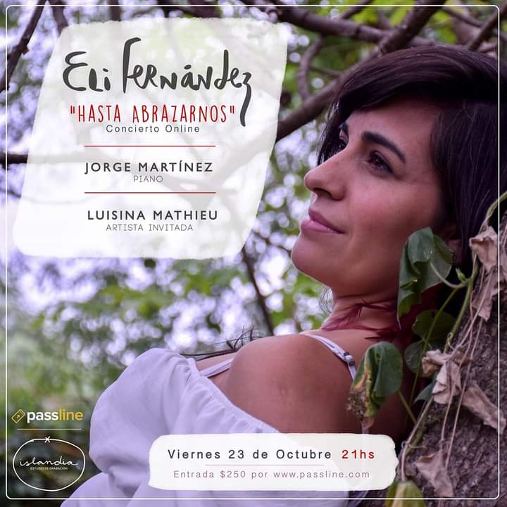 En piano Jorge Martínez y como cantora invitada la querida Luisina Mathieu.