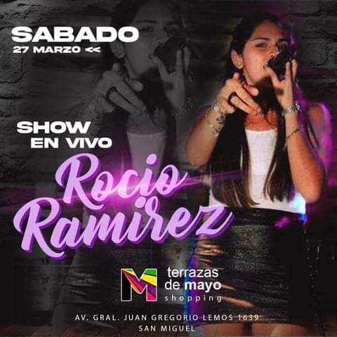Rocio Ramírez, show imperdible!