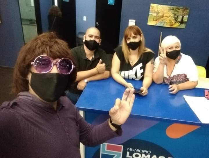 Noche de trabajo junto a excelentes compañeros en el Teatro del Municipio!