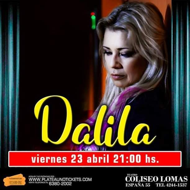 Dalia se presentará en Lomas.