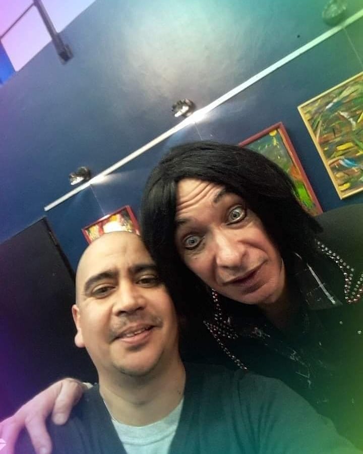 Junto a Eduardo Calvo, un groso!