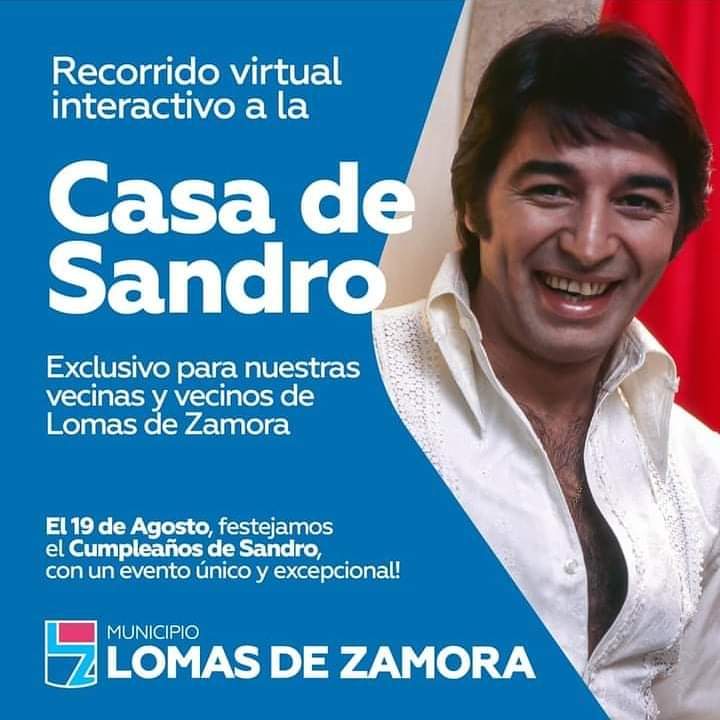 Presentaremos un recorrido virtual interactivo de la casa de Sandro.