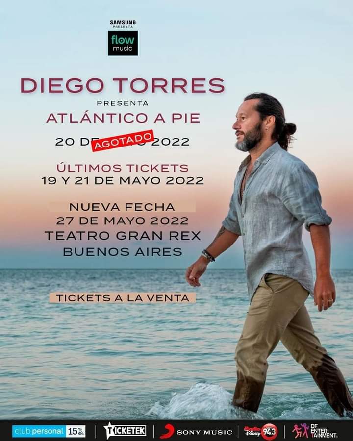 Nueva fecha, Diego Torres.