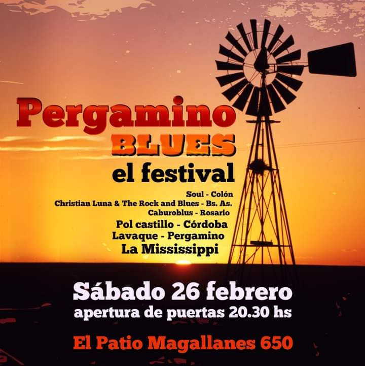 ¡Se acerca el festival! Pergamino Blues Festival.