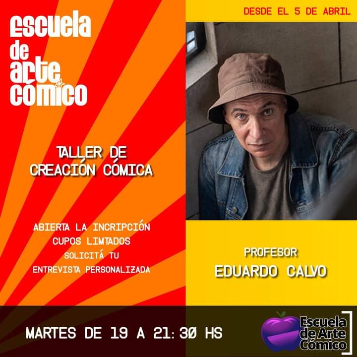 Taller de "Creación Cómica" ABIERTA LA INSCRIPCIÓN 2022.