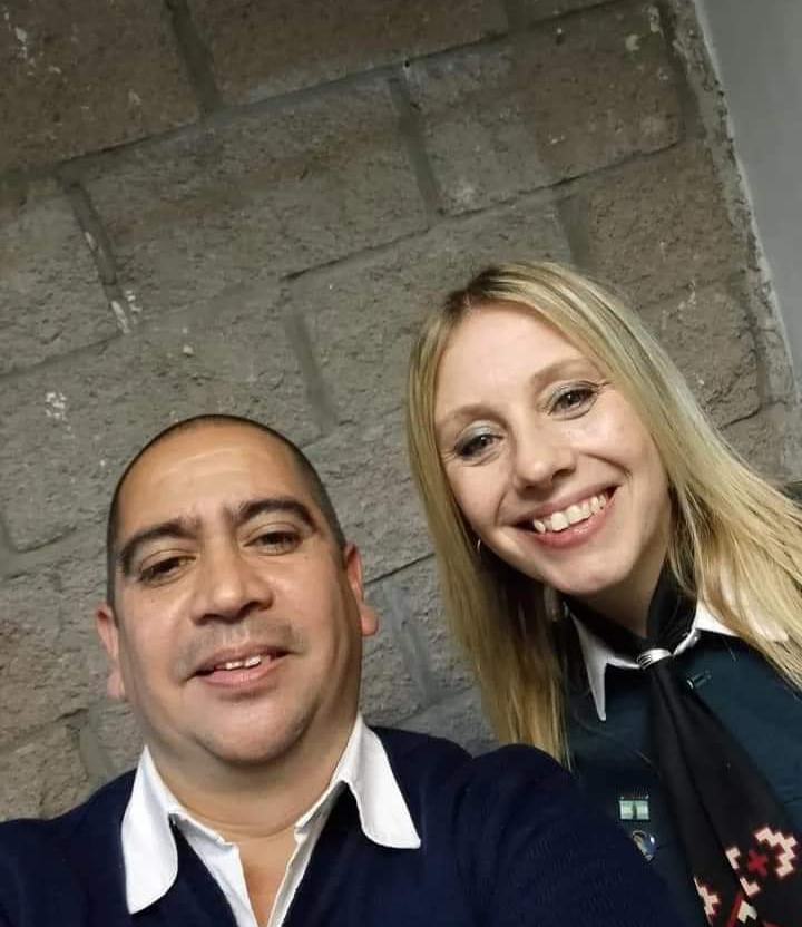 Junto a Lucia Ceresani, excelente artista, salió selfie luego de cantar!