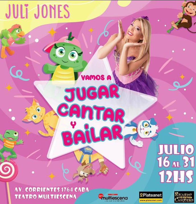 👉 Juli Jones en el Teatro Multiespacio!☃️