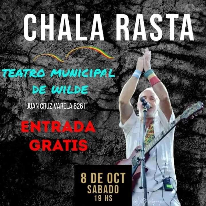 👉 Chala Rasta vuelve a Zona Sur con un show gratis y para toda la familia.