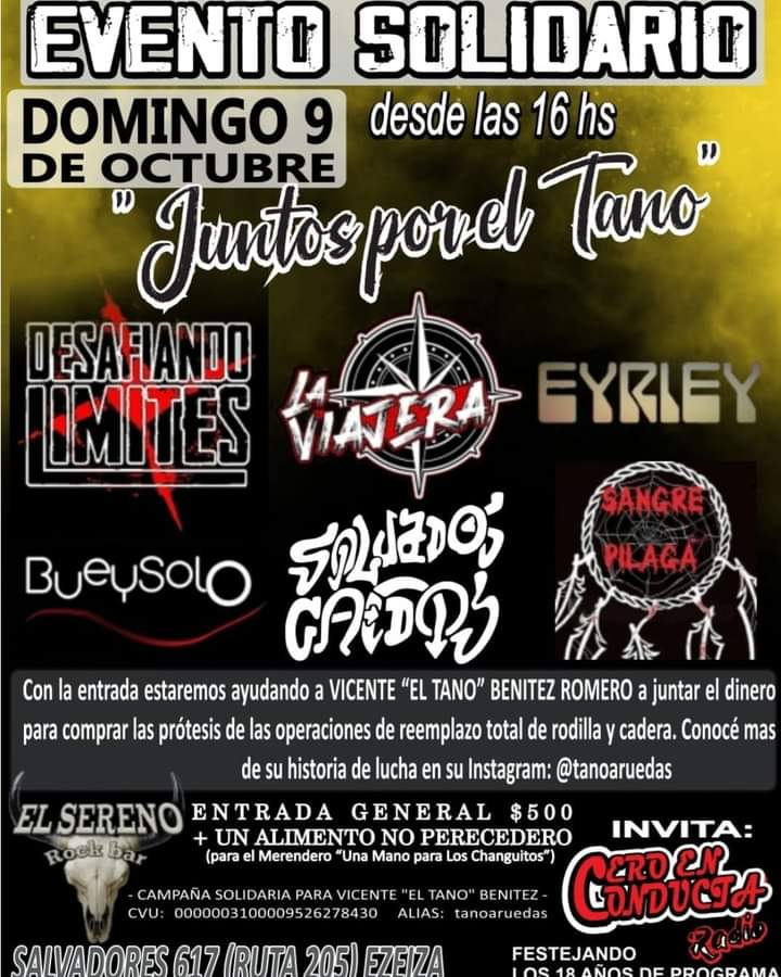 👉 Soldados caídos se presenta en Sereno Bar.