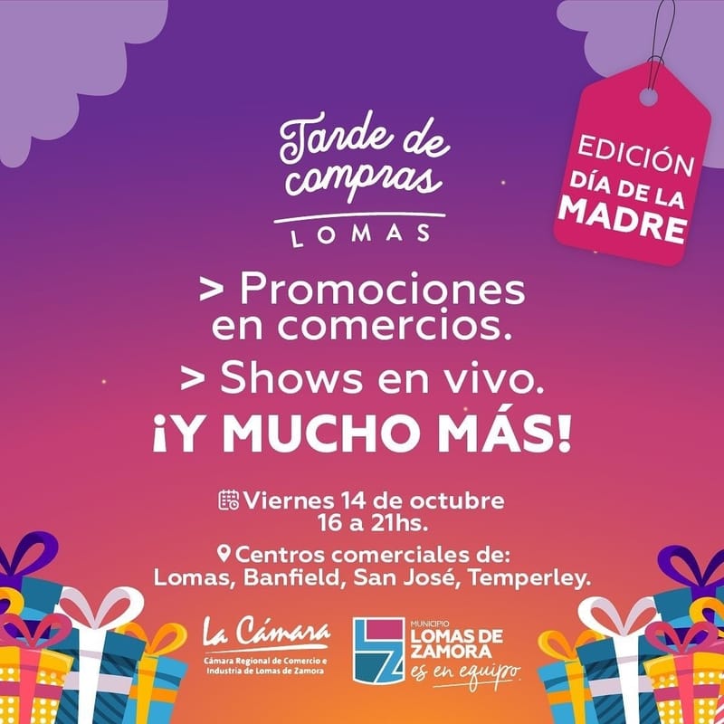 🎁 Se viene una nueva Tarde de Compras especial Día de la Madre!