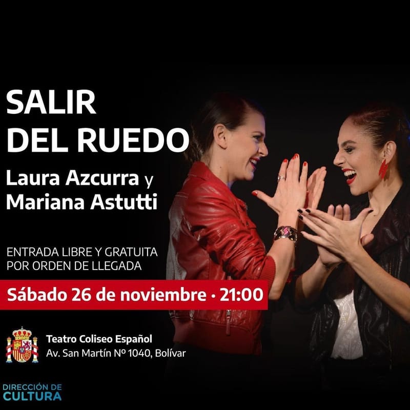 👉 Salir del ruedo en el Teatro Coliseo Bolivar.🎭