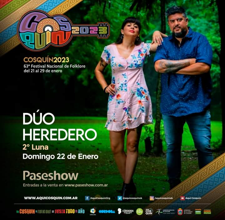 👉 Duo Heredero en la 2da Luna de Cosquín2023.