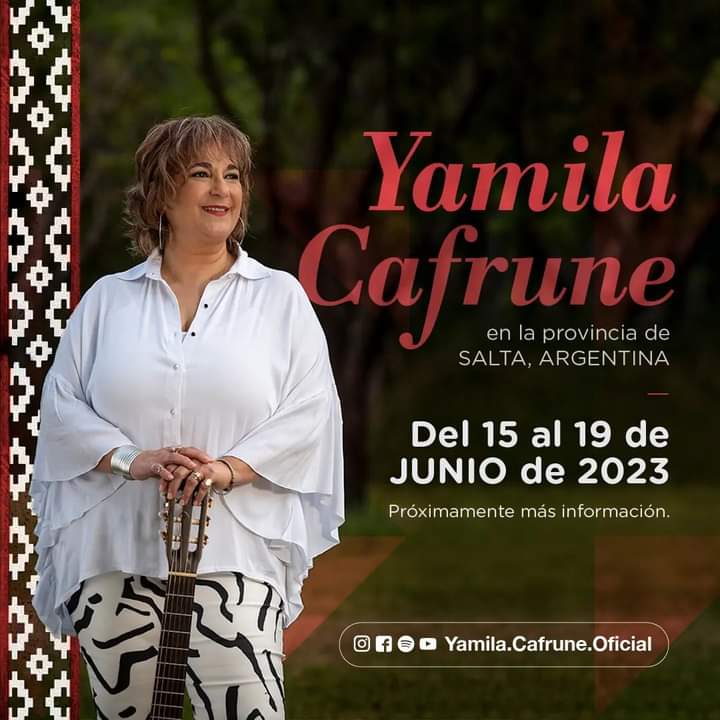 👉 Yamila Cafrune se presenta en Salta.
