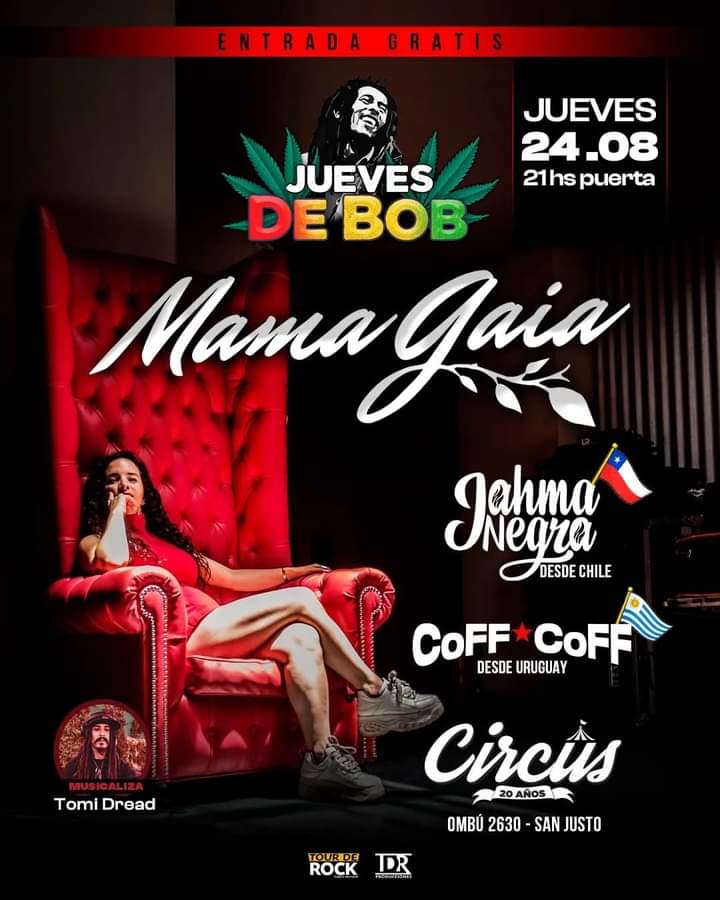 👉 Se presentará Mamá Gaia en un show imperdible!