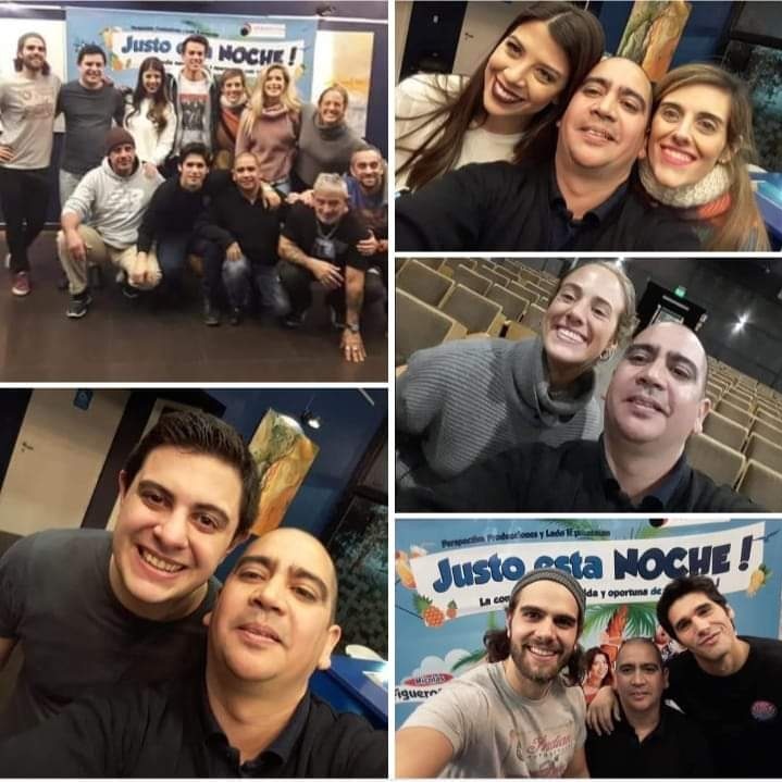👉 Junto al elenco de Justo está noche!