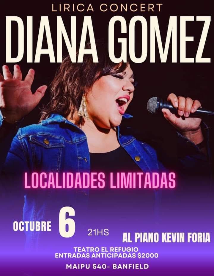 👉 Lírica Concert, Diana Gomez!