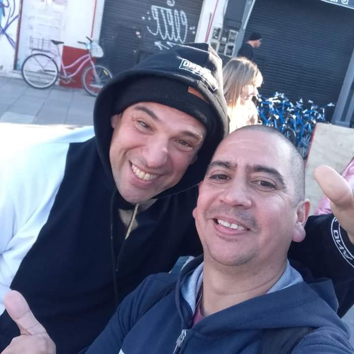 👉 Disfrutando junto a un groso, Gustavito, vocalista de los Tulipanes!