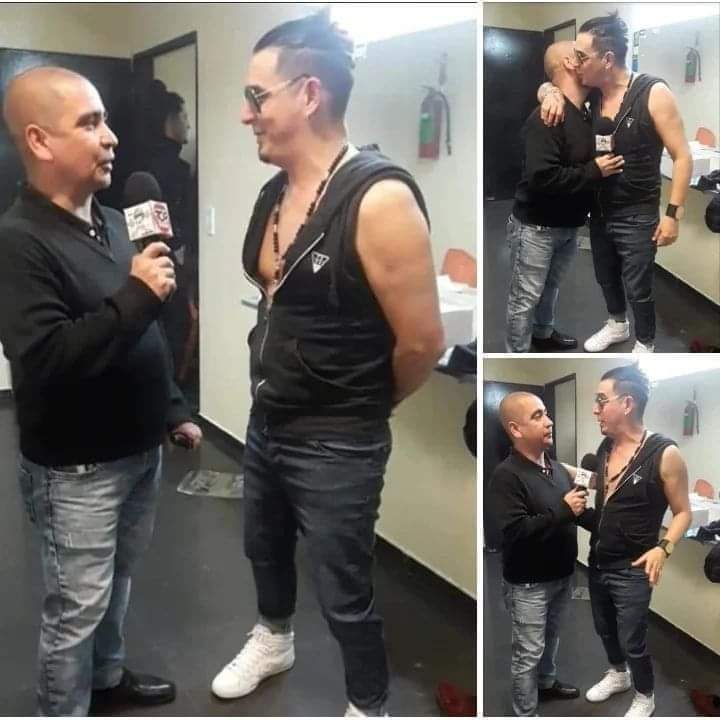 👉 Algunas fotos de la entrevista con móvil en vivo, junto a Martín Gallo.