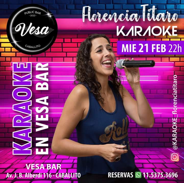 👉 Florencia Tittaro karaoke.🎙️