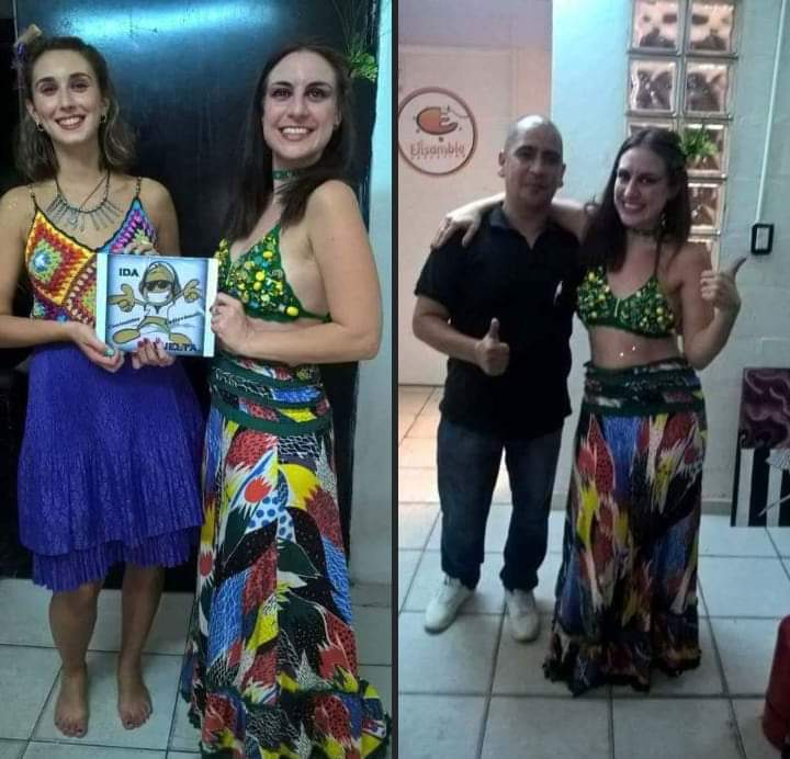 👉 Junto a dos grandes artistas integrantes de Doña Gómez y los del Gremio!