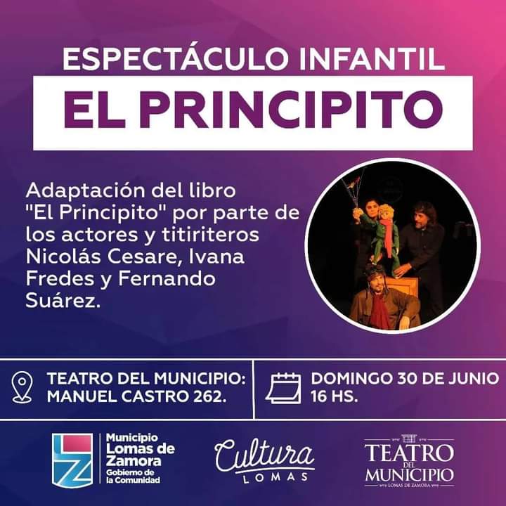 👉 Función infantil "El principito".