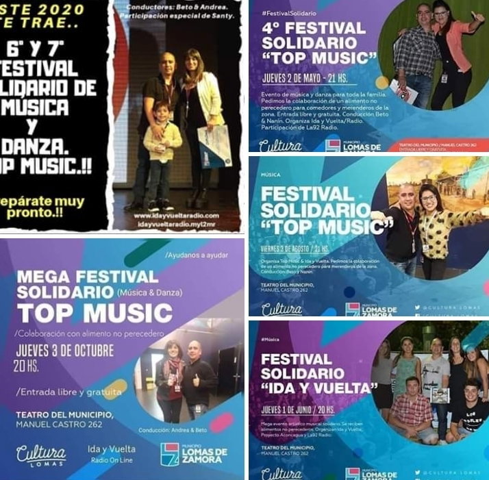 Prepárate este 2020 llegan el 6° y 7° Mega Festival Solidario de música 🎶 y danza💃 en el Teatro del Municipio de Lomas.