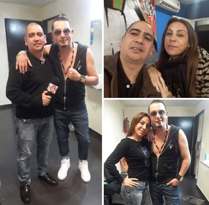 Buenos momentos.!! Algunas fotos de la entrevista, móvil en vivo, junto a Media Naranja.