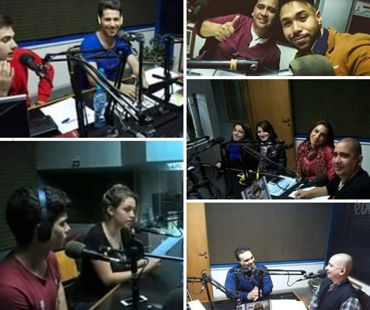 Siempre disfrutando la magia de la radio junto a grandes artistas, excelentes profesionales.