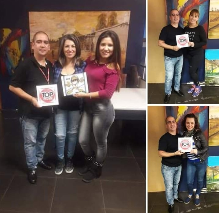 Disfrutamos buenos momentos en el programa! Top Music. 4°Temporada!