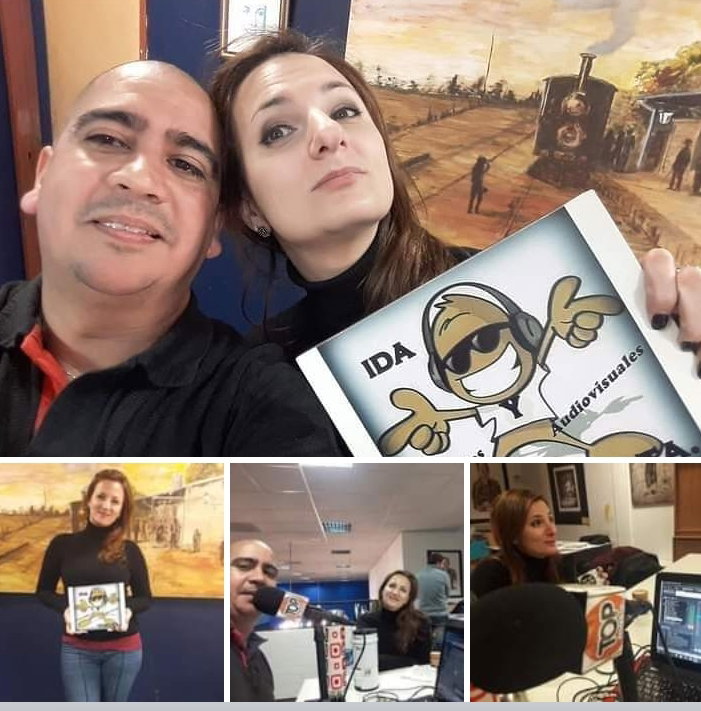 Disfrutando junto a una excelente artista y personas, Luciana Bresse!