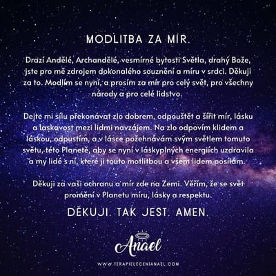 Modlitba za MÍR