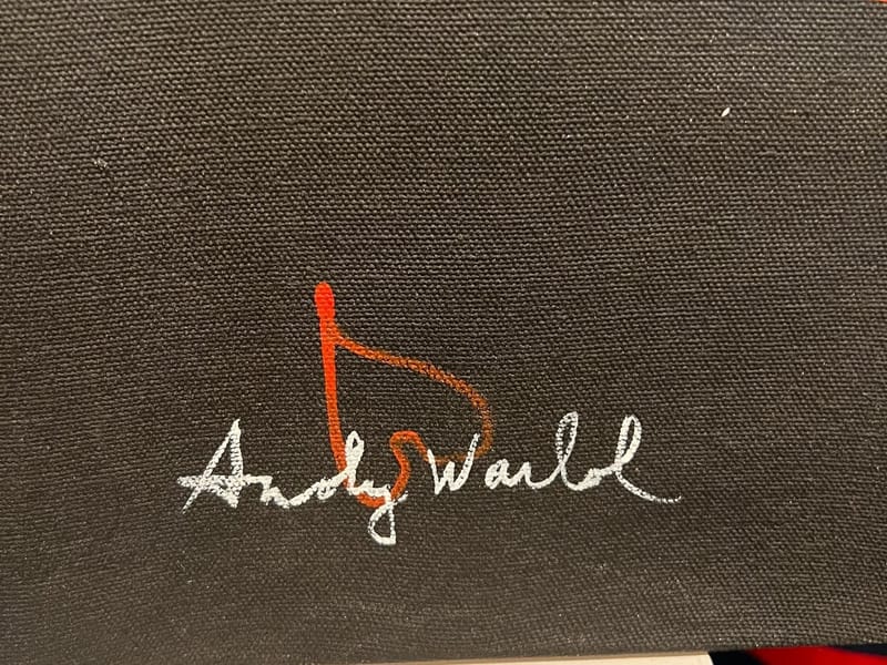 Andy Warhol fake signature