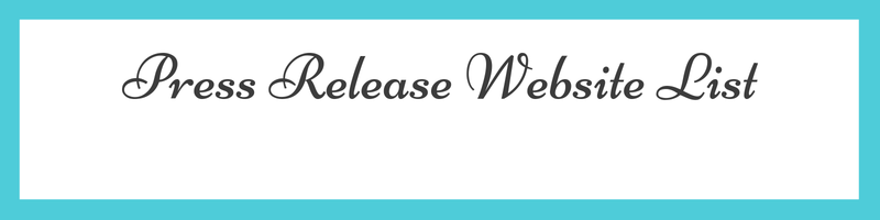 Free Press Release Website List for Dofollow backlinks