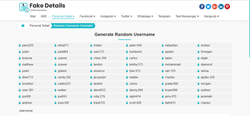 10 Ideal Username Generators Available free 2021