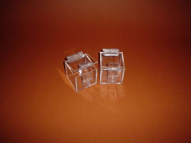 Small 5-Sided Acrylic Box With Hinged Lid and Clasp Lock