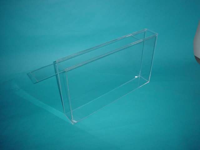 Narrow Acrylic Box with Sliding Door