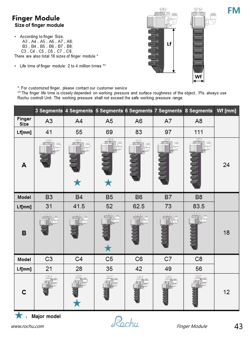 Rochu Finger Module