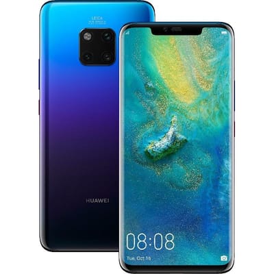  4.5(94 Ratings)  Share       Huawei, Mitt 20 Pro, 128GB capacity, purple twilight color, 4G 4th gen image