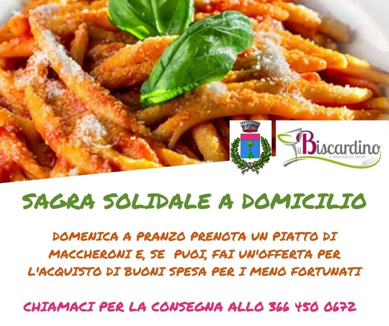 Sagra Solidale a domicilio