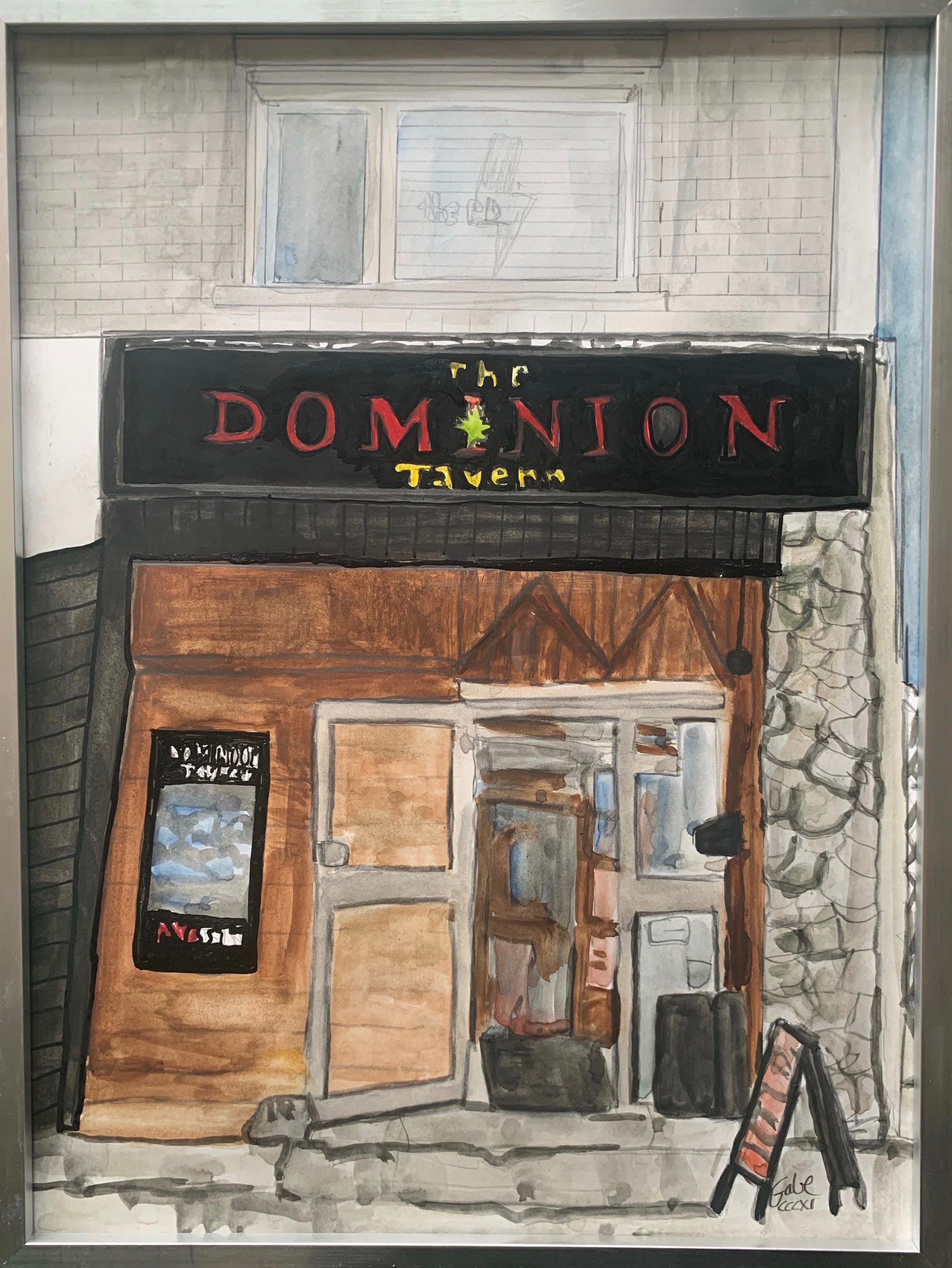 water colour and pencil on bristol board