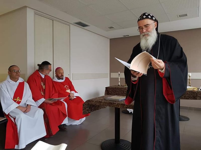 Representa os territórios de atuação da Igreja Ortodoxa Siríaca Malankara na França, África e Brasil.