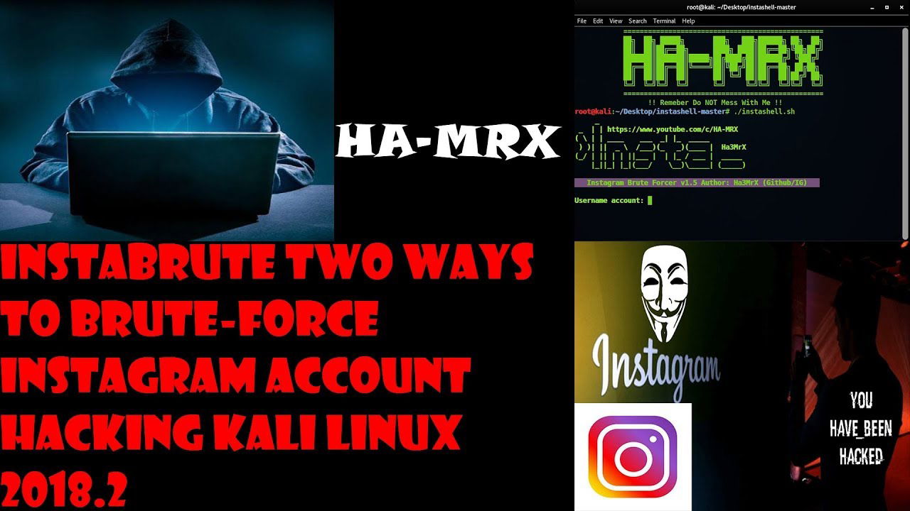 InstaBrute: Two Ways to Brute-force Instagram Account Credentials