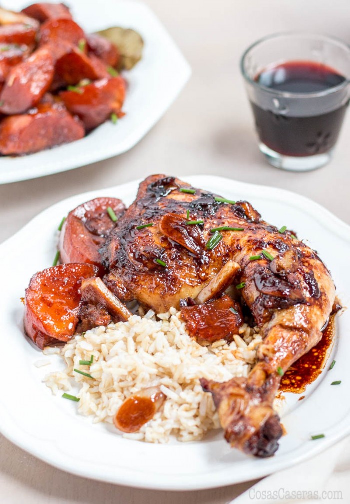 pollo en adobo