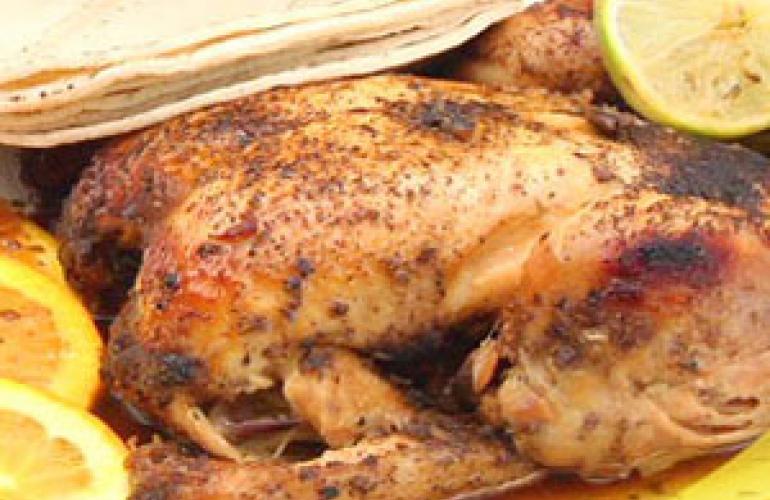 pollo al mojo de ajo