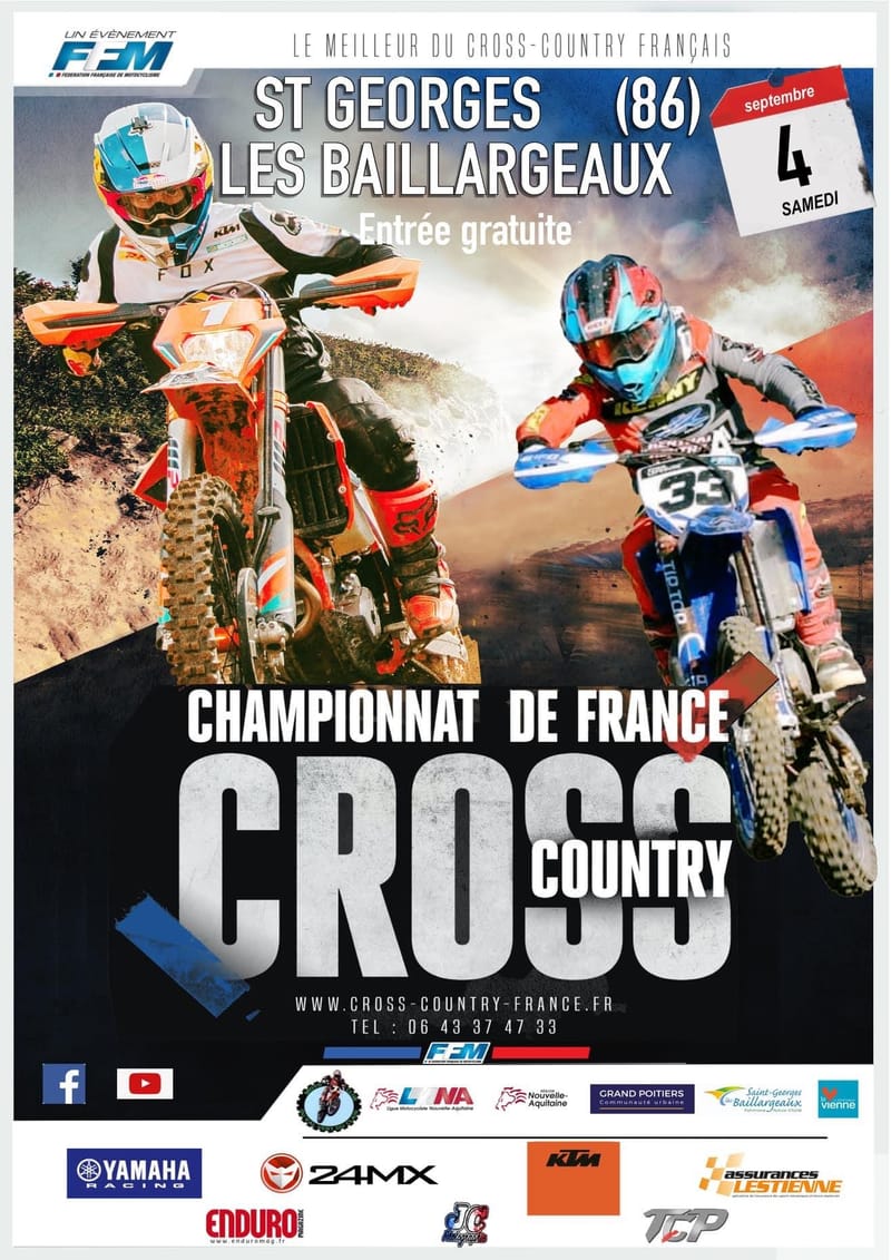 St Georges de Baillargeaux Championnat de France de Cross-Country 4 septembre 2021